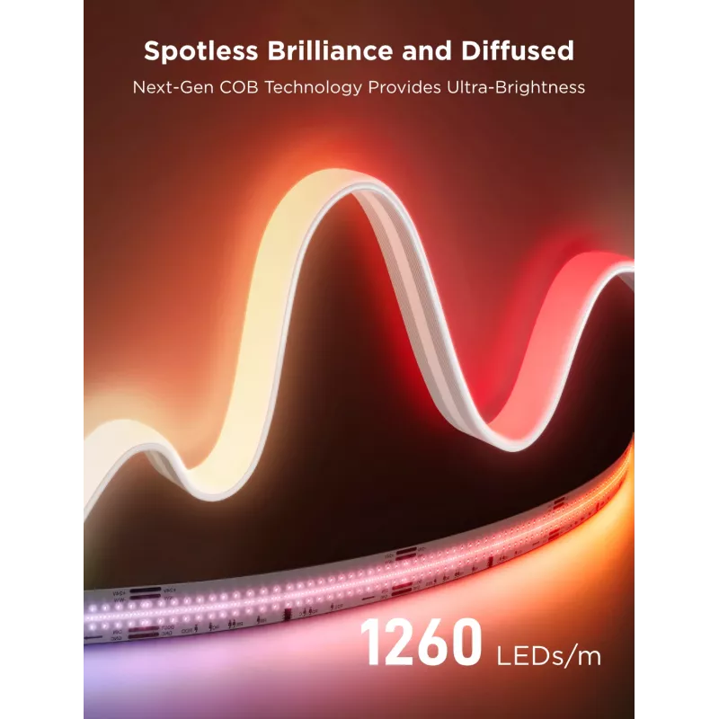 Fita LED universal Govee Light Pro 3000 mm LED 3780 lâmpadas