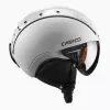 Capacete de esqui Casco SP-2 Carbonic Visor Branco Tamanho S (52-54 cm)