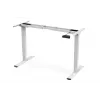 Estrutura de secretária com regulação elétrica de altura DIGITUS, motor duplo, 3 níveis, branco