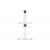 Estrutura de secretária com regulação elétrica de altura DIGITUS, motor duplo, 3 níveis, branco