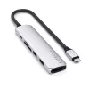 Hub USB Type-C Satechi ST-P6SS 10000 Mbit/s Prateado