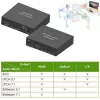 Extrator de áudio Techly 7.1 LPCM HDMI 4K UHD 3D IDATA HDMI-EA74K