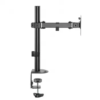 Suporte de secretária para monitor LCD MACLEAN MC-572N regulável em altura, inclinável, VESA 75x75–100x100, compatível com 17–32 polegadas, capacidade máx. 30 kg, preto