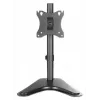 Suporte de secretária para TV e monitor MANHATTAN 10–27 polegadas inclinável/rotativo/orientável VESA 75×75–100×100, máx. 7 kg, preto