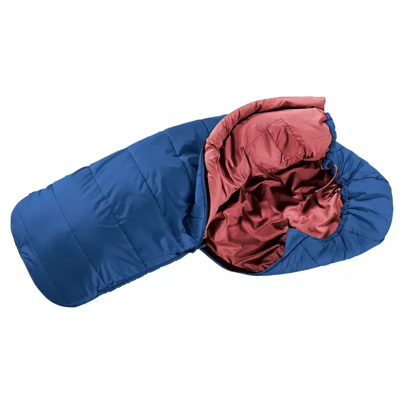 Deuter Starlight saco-cama infantil, 130–170 cm, nightblue/redwood