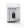 Adaptador USB Wi-Fi GEMBIRD AC1300 Dual-Band Wi-Fi 5 (RTL8812BU) 867 Mbit/s USB 3.0 antena interna preto