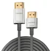Cabo HDMI Lindy 4,5 m CROMO fino High Speed com Ethernet, 4,5 m, HDMI Type-A (standard), HDMI Type-A (standard), 3D, preto, dourado, prateado