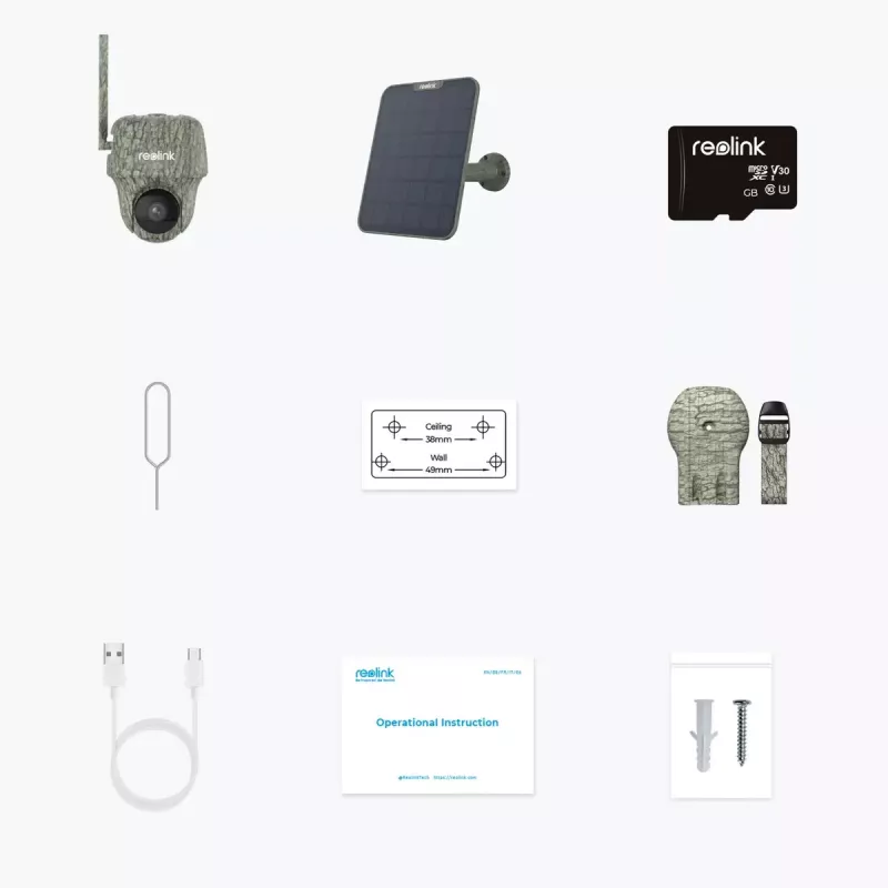 Câmara de vigilância IP Reolink Go Series G450 4K