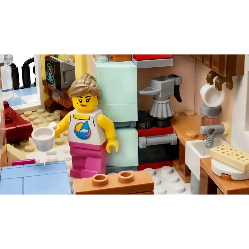 Conjunto de construção LEGO Ideas 21359 Riviera Italiana, 3251 peças, 10 minifiguras, a partir de 18 anos