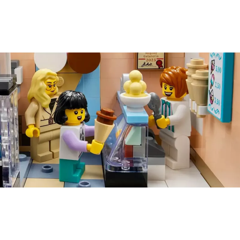 Conjunto de construção LEGO Ideas 21359 Riviera Italiana, 3251 peças, 10 minifiguras, a partir de 18 anos
