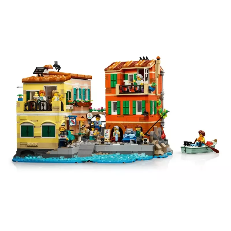 Conjunto de construção LEGO Ideas 21359 Riviera Italiana, 3251 peças, 10 minifiguras, a partir de 18 anos
