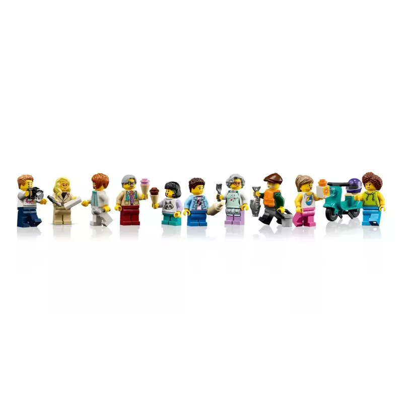 Conjunto de construção LEGO Ideas 21359 Riviera Italiana, 3251 peças, 10 minifiguras, a partir de 18 anos