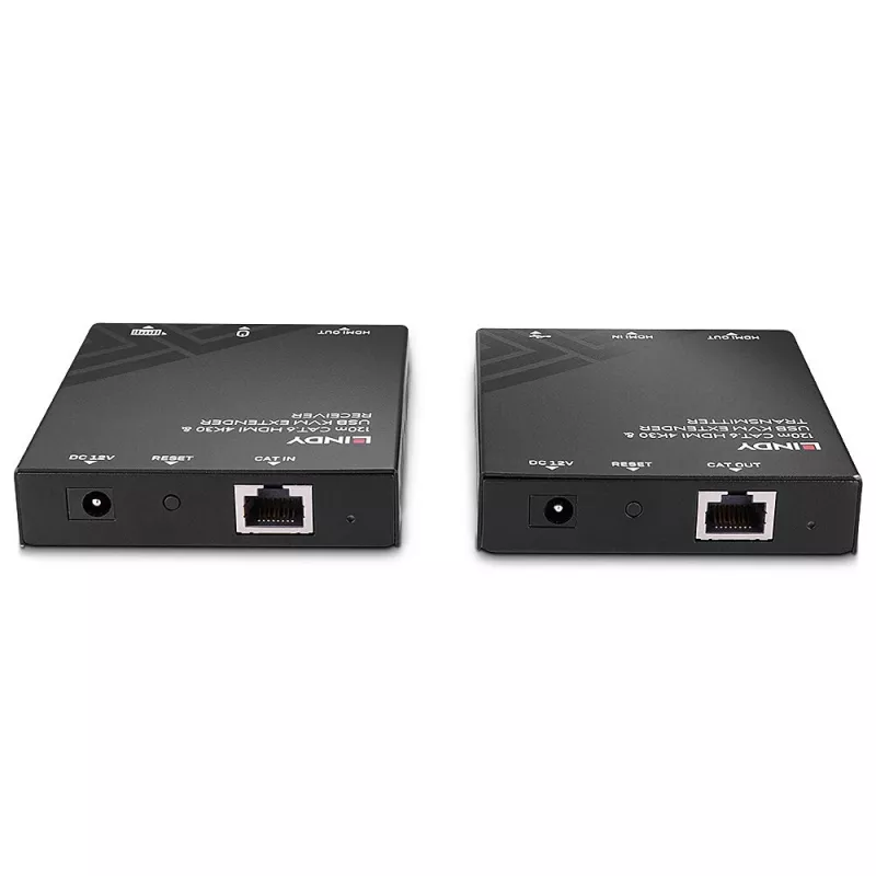 Extensor KVM Lindy 120 m Cat.6 HDMI e USB transmissor e recetor