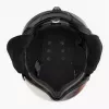 Capacete de esqui Casco SP-2 Carbonic Visor, tamanho M (55–57 cm), preto