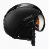 Capacete de esqui Casco SP-2 Carbonic Visor, tamanho M (55–57 cm), preto