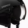 Capacete de esqui Casco SP-2 Carbonic Visor, tamanho M (55–57 cm), preto