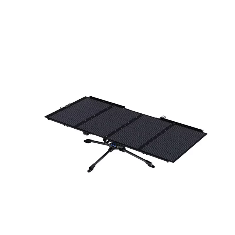EcoFlow SOLARTS-EU seguidor solar, de 2 eixos, bateria de 5000 mAh, IP54, controlo por app, painel máx. 25 kg / 2,4x1,1 m