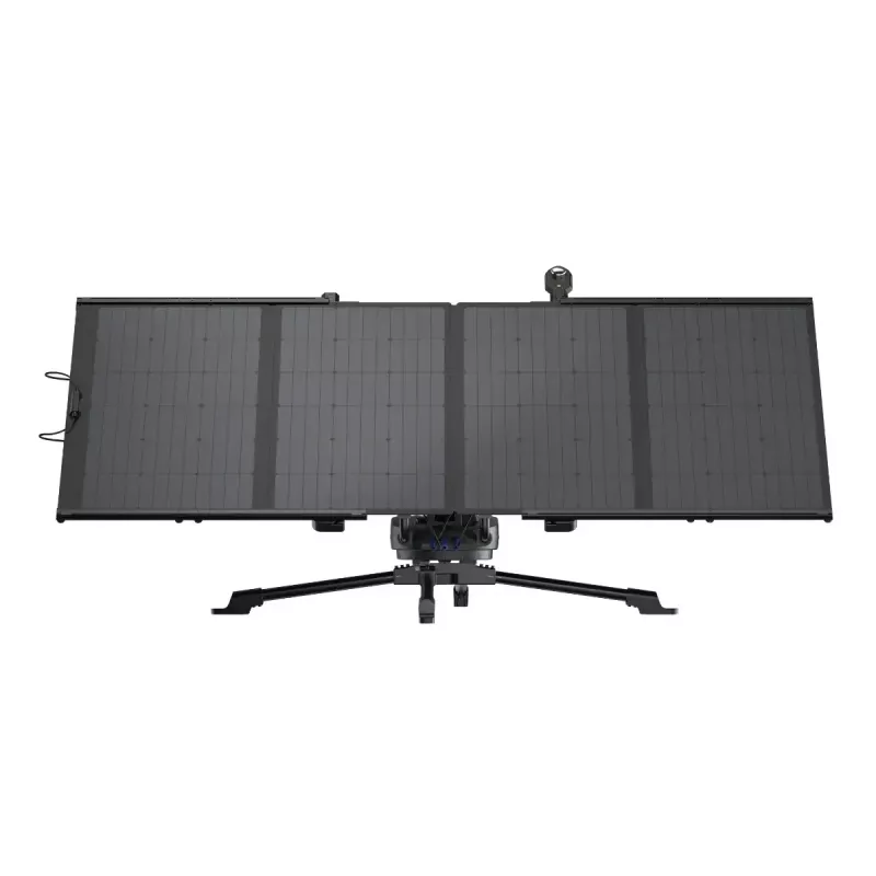 EcoFlow SOLARTS-EU seguidor solar, de 2 eixos, bateria de 5000 mAh, IP54, controlo por app, painel máx. 25 kg / 2,4x1,1 m