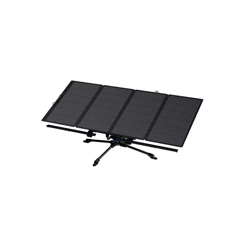 EcoFlow SOLARTS-EU seguidor solar, de 2 eixos, bateria de 5000 mAh, IP54, controlo por app, painel máx. 25 kg / 2,4x1,1 m