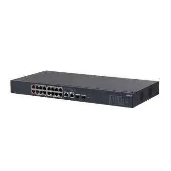 Dahua Technology DH-CS4218-16ET-190 Switch de rede gerido L2 Gigabit Ethernet (10/100/1000) Power over Ethernet (PoE) preto