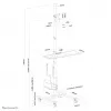 Posto de trabalho móvel Neomounts FPMA-MOBILE1700 10-32 polegadas