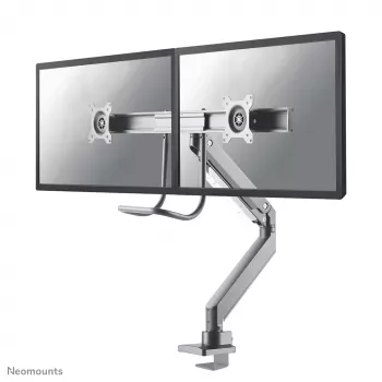 Braço para monitor Neomounts NM-D775DXSILVER 10-32 polegadas - mola a gás - Topfix - batente 180°
