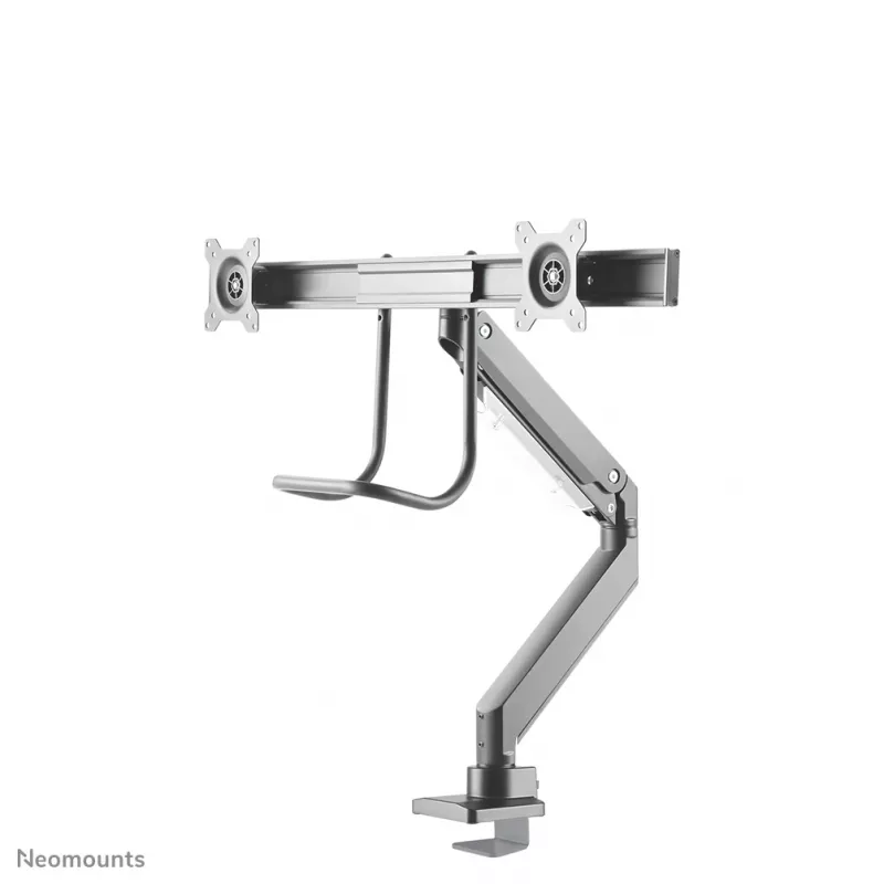 Braço para monitor Neomounts NM-D775DXSILVER 10-32 polegadas - mola a gás - Topfix - batente 180°