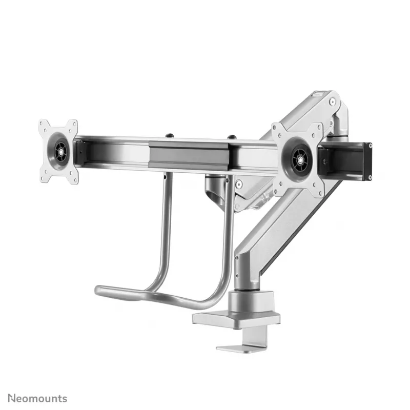 Braço para monitor Neomounts NM-D775DXSILVER 10-32 polegadas - mola a gás - Topfix - batente 180°