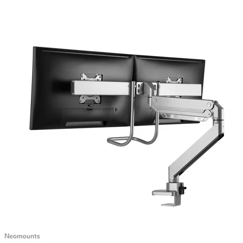 Braço para monitor Neomounts NM-D775DXSILVER 10-32 polegadas - mola a gás - Topfix - batente 180°