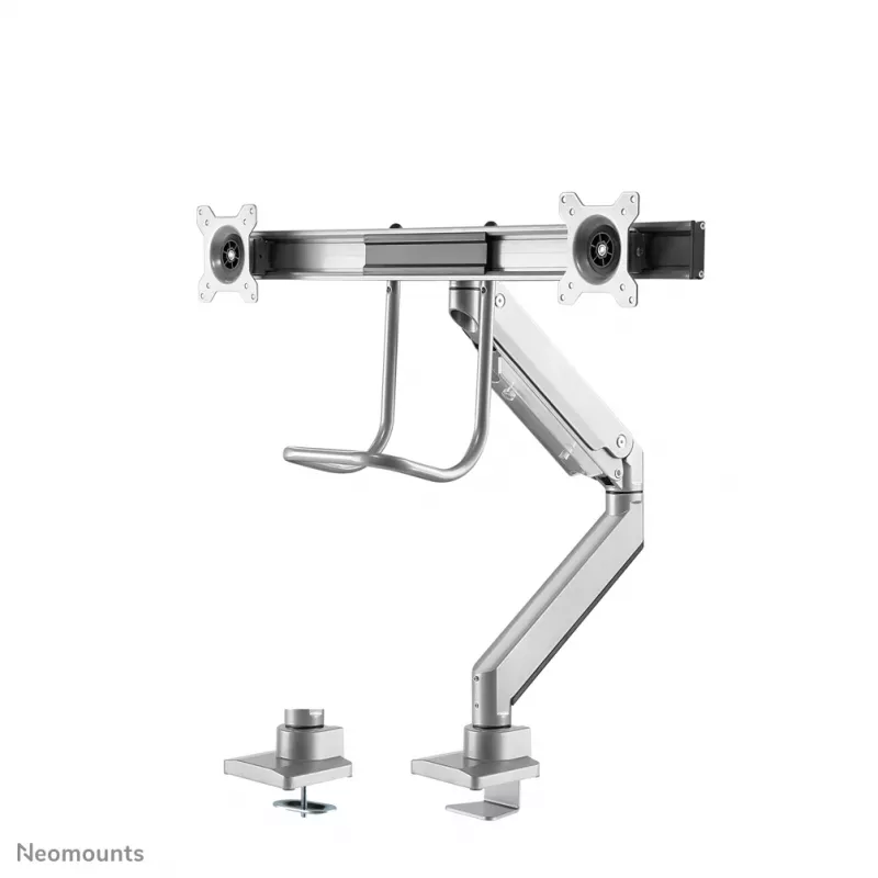 Braço para monitor Neomounts NM-D775DXSILVER 10-32 polegadas - mola a gás - Topfix - batente 180°