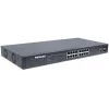 Switch Intellinet 16 portas Gigabit Ethernet PoE+ gerido via web com 2 portas SFP, compatível com IEEE 802.3at/af Power over Ethernet (PoE+/PoE), 374 W, Endspan, montagem em rack 19 polegadas