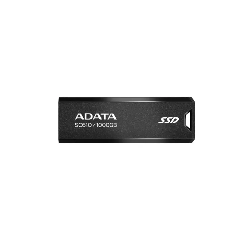 Pen drive ADATA SC610 1 TB, USB Type-A, USB 3.2 Gen 2, formato luva, preto, caixa de plástico