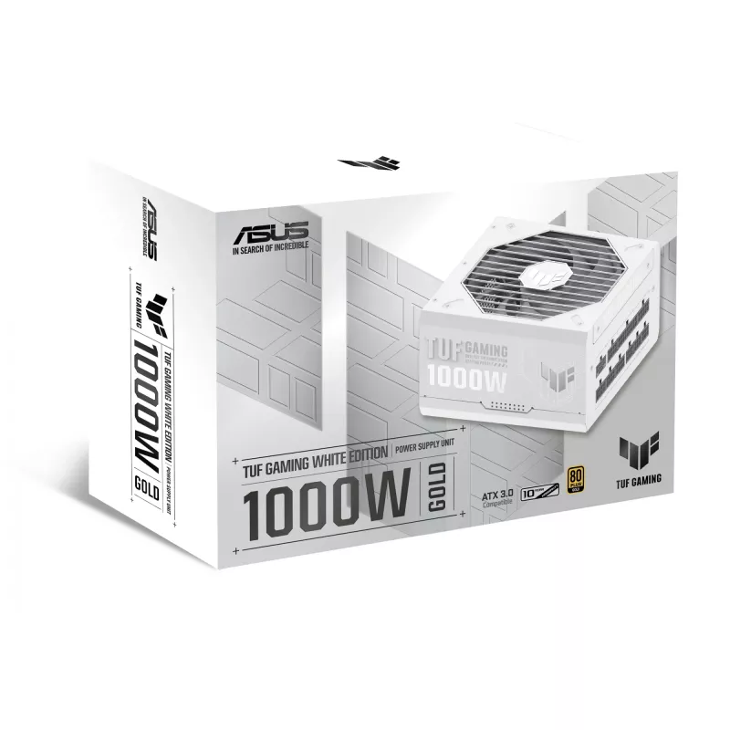 Fonte de alimentação ASUS TUF Gaming 1000W Gold White Edition 20+4 pin ATX ATX