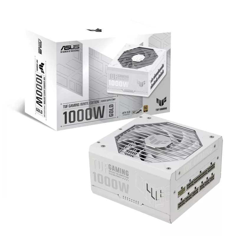 Fonte de alimentação ASUS TUF Gaming 1000W Gold White Edition 20+4 pin ATX ATX