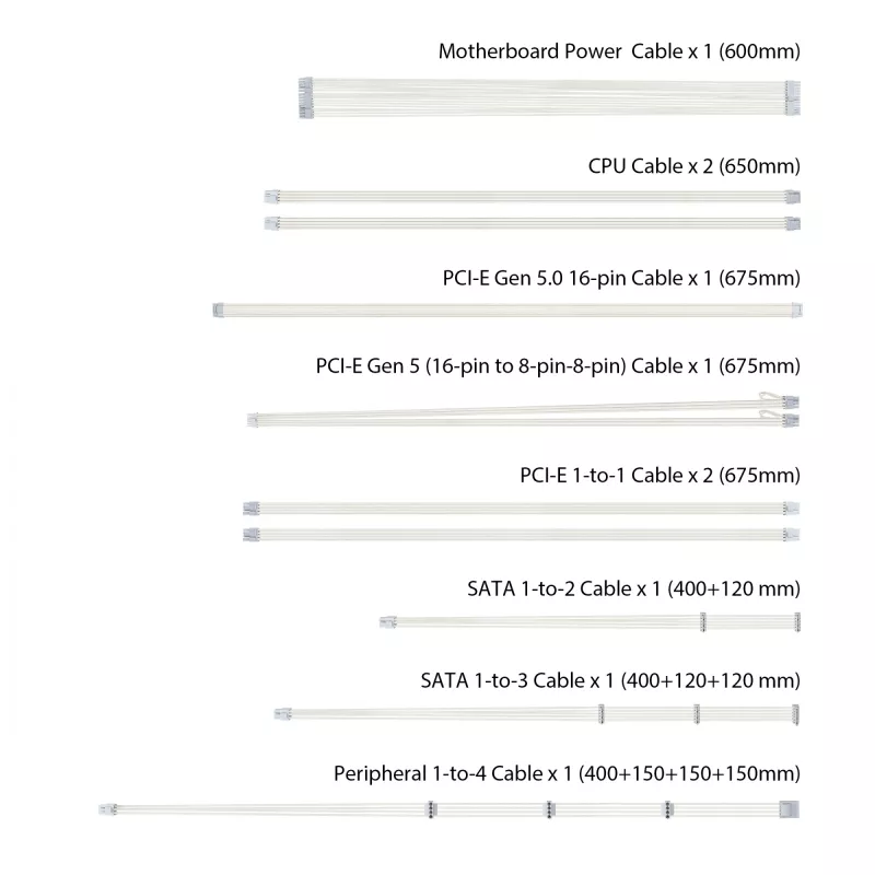 Fonte de alimentação ASUS TUF Gaming 1000W Gold White Edition 20+4 pin ATX ATX