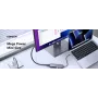 UGREEN Revodok CM511 hub USB-C 5 em 1 (15596), 3x USB-A, HDMI 4K, USB-C PD 100 W, cinzento