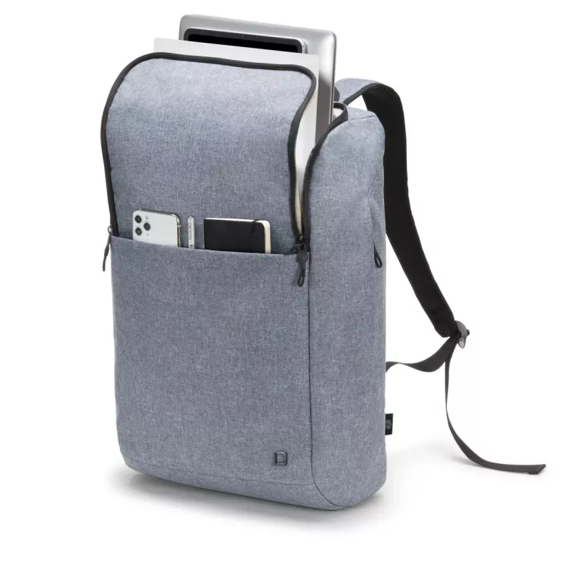 Mochila para portátil DICOTA Eco Motion - 13-15.6in - azul / 600dx400d Rpet poliéster