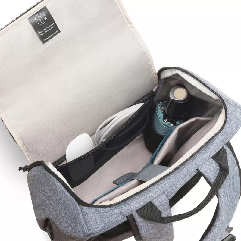 Mochila para portátil DICOTA Eco Motion - 13-15.6in - azul / 600dx400d Rpet poliéster