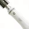 Adler AD 2027 modelador-secador de cabelo 5 em 1, 1200 W, 2 níveis de aquecimento, 5 acessórios com revestimento cerâmico, branco/champanhe