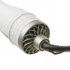 Adler AD 2027 modelador-secador de cabelo 5 em 1, 1200 W, 2 níveis de aquecimento, 5 acessórios com revestimento cerâmico, branco/champanhe