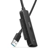 Caixa externa SATA III USB 3.0 de 2,5 polegadas UGREEN 70609 para SSD/HDD SATA de 2,5 polegadas, USB-A para SATA, 5 Gbit/s, preto