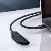 Caixa externa SATA III USB 3.0 de 2,5 polegadas UGREEN 70609 para SSD/HDD SATA de 2,5 polegadas, USB-A para SATA, 5 Gbit/s, preto