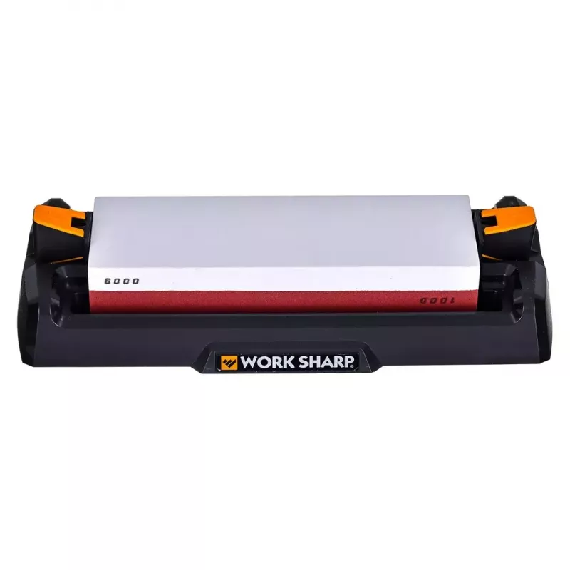 Conjunto de pedras de afiar Work Sharp 1000/6000 com suporte - sistema de dupla granulação