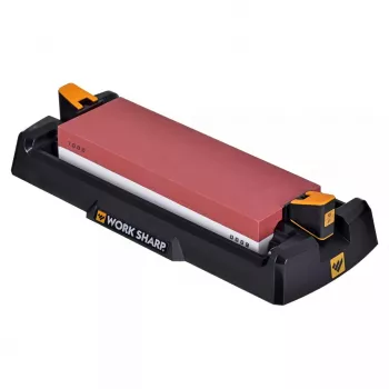 Conjunto de pedras de afiar Work Sharp 1000/6000 com suporte - sistema de dupla granulação