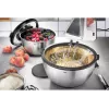 Conjunto GEFU com 2 taças com tampas G-35055 — taças de mistura/armazenamento em plástico empilháveis e duradouras