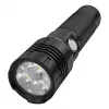 Ansmann Pro 3000R 1600-0445 lanterna LED, em metal, 3x10 W (30 W), resistente à água, preta