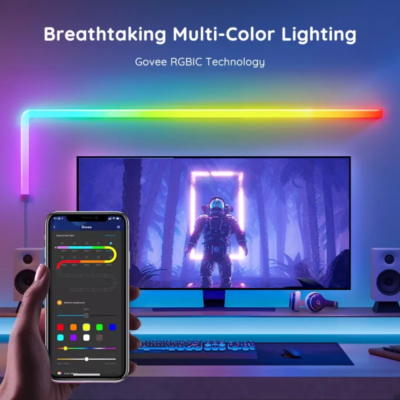 Luz de parede inteligente Govee H6062 Wi-Fi/Bluetooth