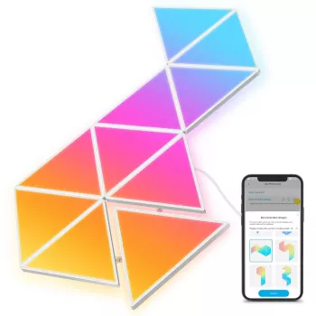 Painel inteligente Govee Glide Wi-Fi/Bluetooth branco 100-240V 24V