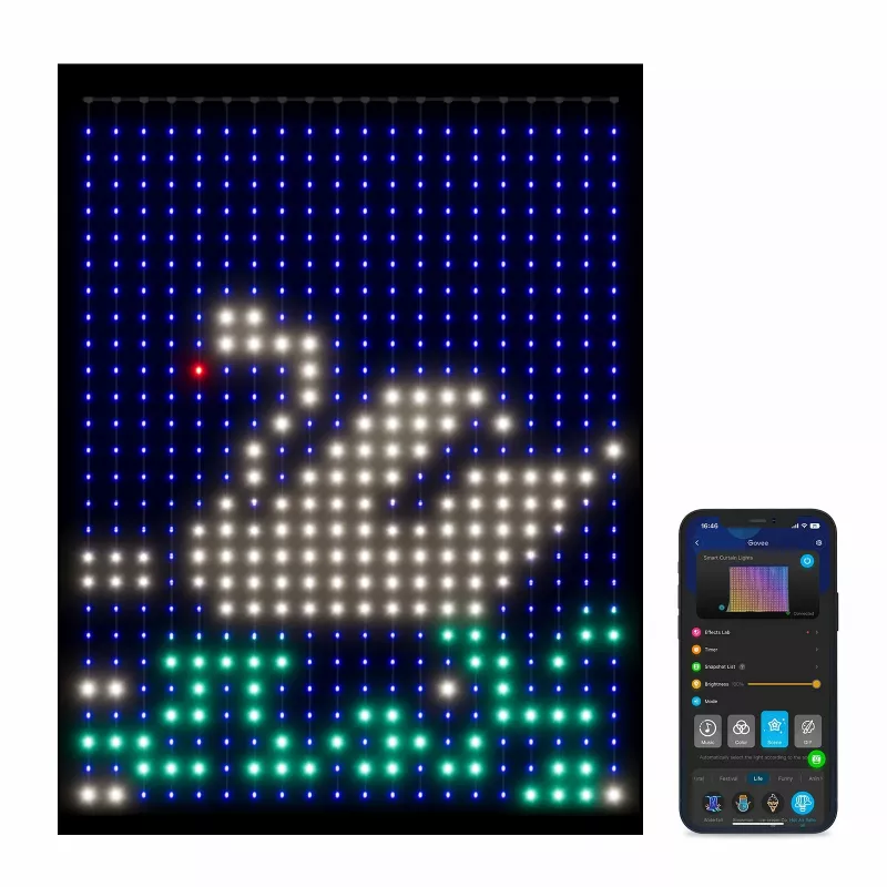 Tira de luz universal Govee H70B1 LED 2000 mm interior/exterior multicolor 520 lâmpadas