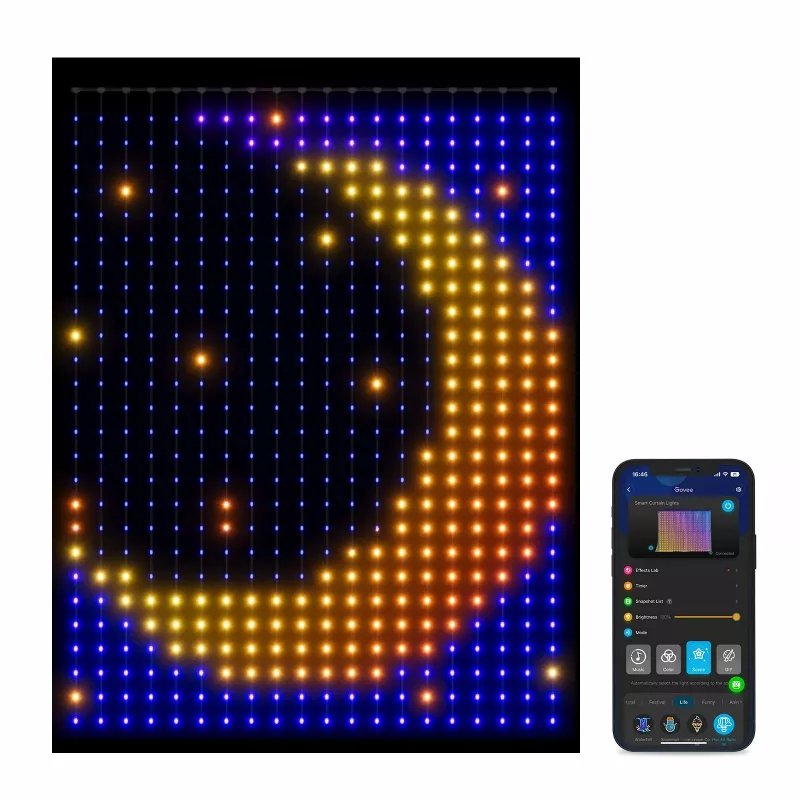 Tira de luz universal Govee H70B1 LED 2000 mm interior/exterior multicolor 520 lâmpadas
